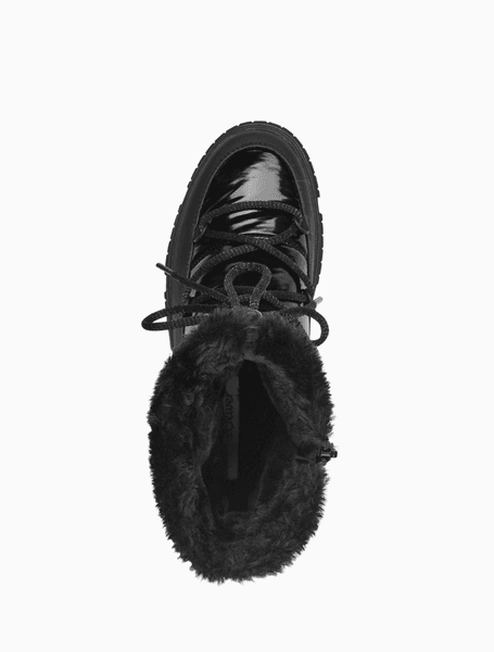 Hovedbilde VINTERBOOTS M/KNYTING - SORT GLOSS