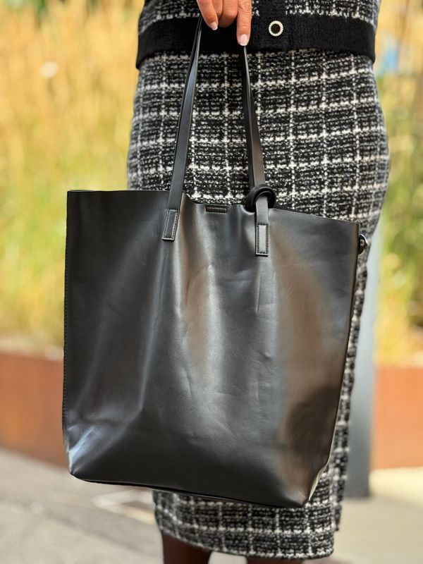 ANILLA SHOPPER VESKE - SORT