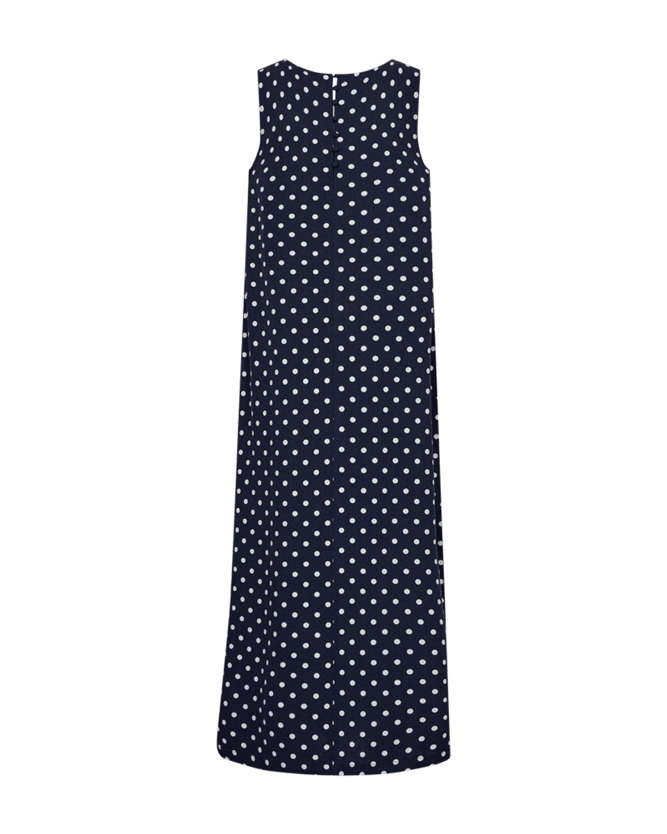 LAVISCO KJOLE DOTS - NAVY