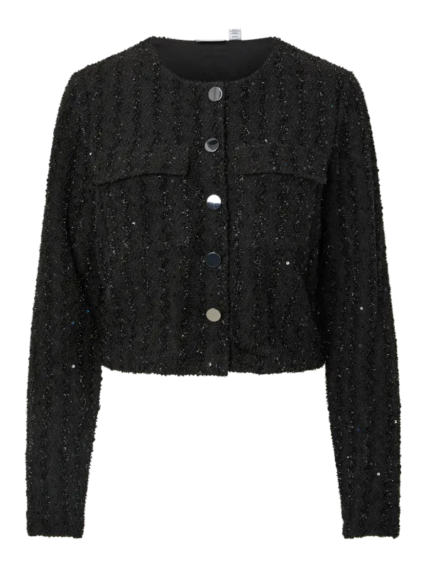 EKAS JAKKE M/LUREX - SORT