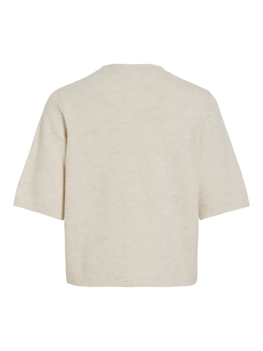 LIGA CARDIGAN 2/4 ERM - SAND MELERT