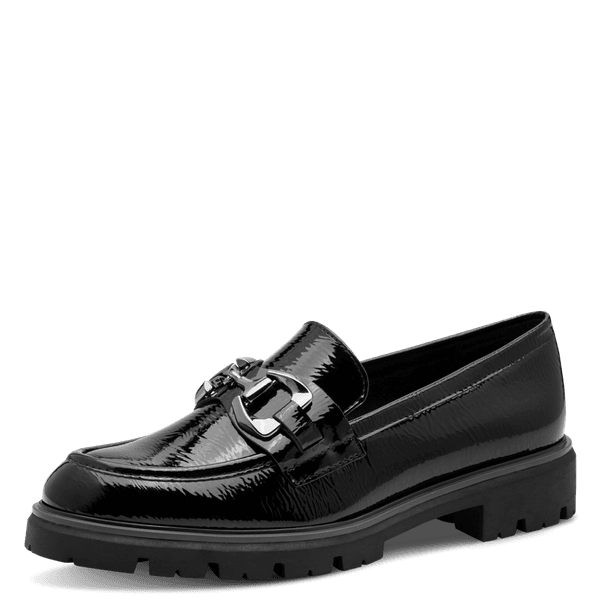 Hovedbilde LOAFER M/LENKE - SORT PATENT