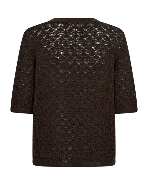 Hovedbilde CLARRY GENSER DIAMANTSTRIKK - BRUN