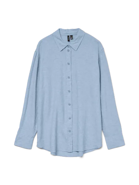 Hovedbilde LINN BASIC SKJORTE - LYS BLÅ