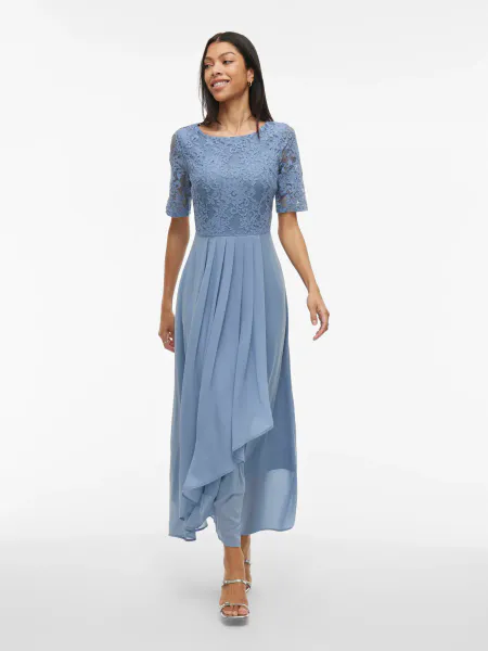 Hovedbilde NOMA LACE KJOLE - LYSBLÅ