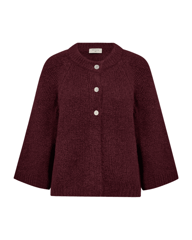 LULU CARDIGAN - PLOMME