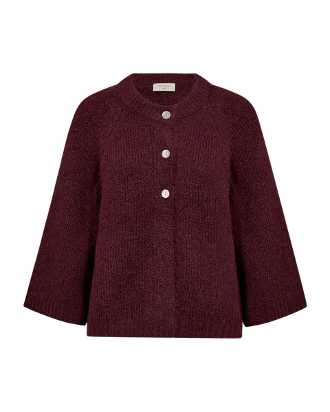 Hovedbilde LULU CARDIGAN - PLOMME