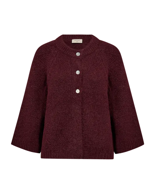 Hovedbilde LULU CARDIGAN - PLOMME