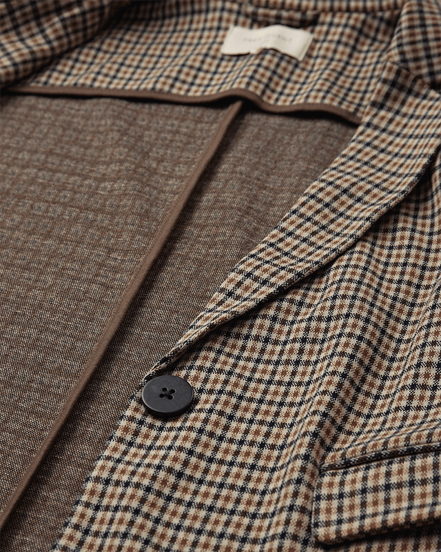 SONNY BLAZER CHECK - SORT / SAND