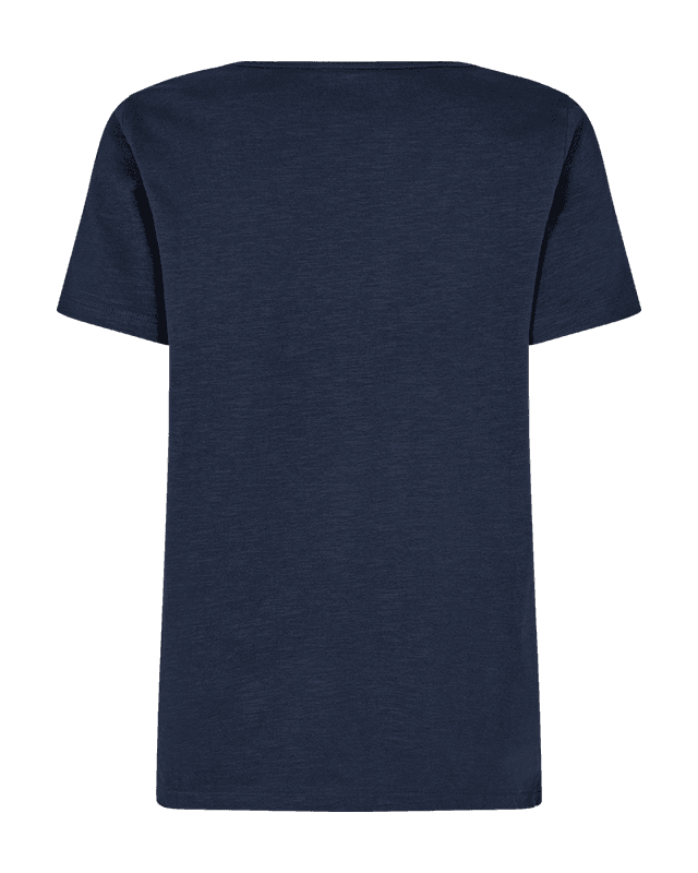 SABINA T-SHIRT V-HALS - NAVY