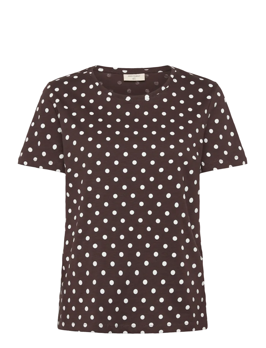 VIVA T-SHIRT POLKA - BRUN