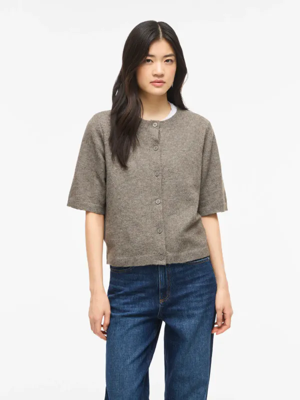LIGA CARDIGAN 2/4 ERM - MULDVARP MELERT