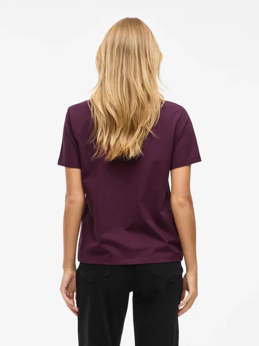 NORA T-SHIRT - PLOMME