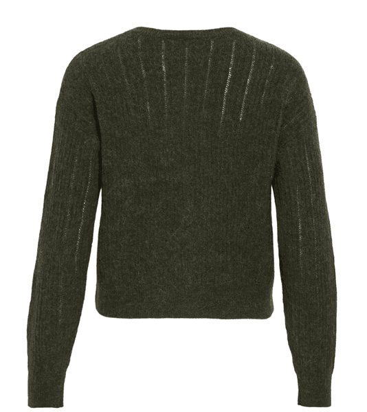 Hovedbilde PRETTY STRIKKET CARDIGAN - OLIVEN