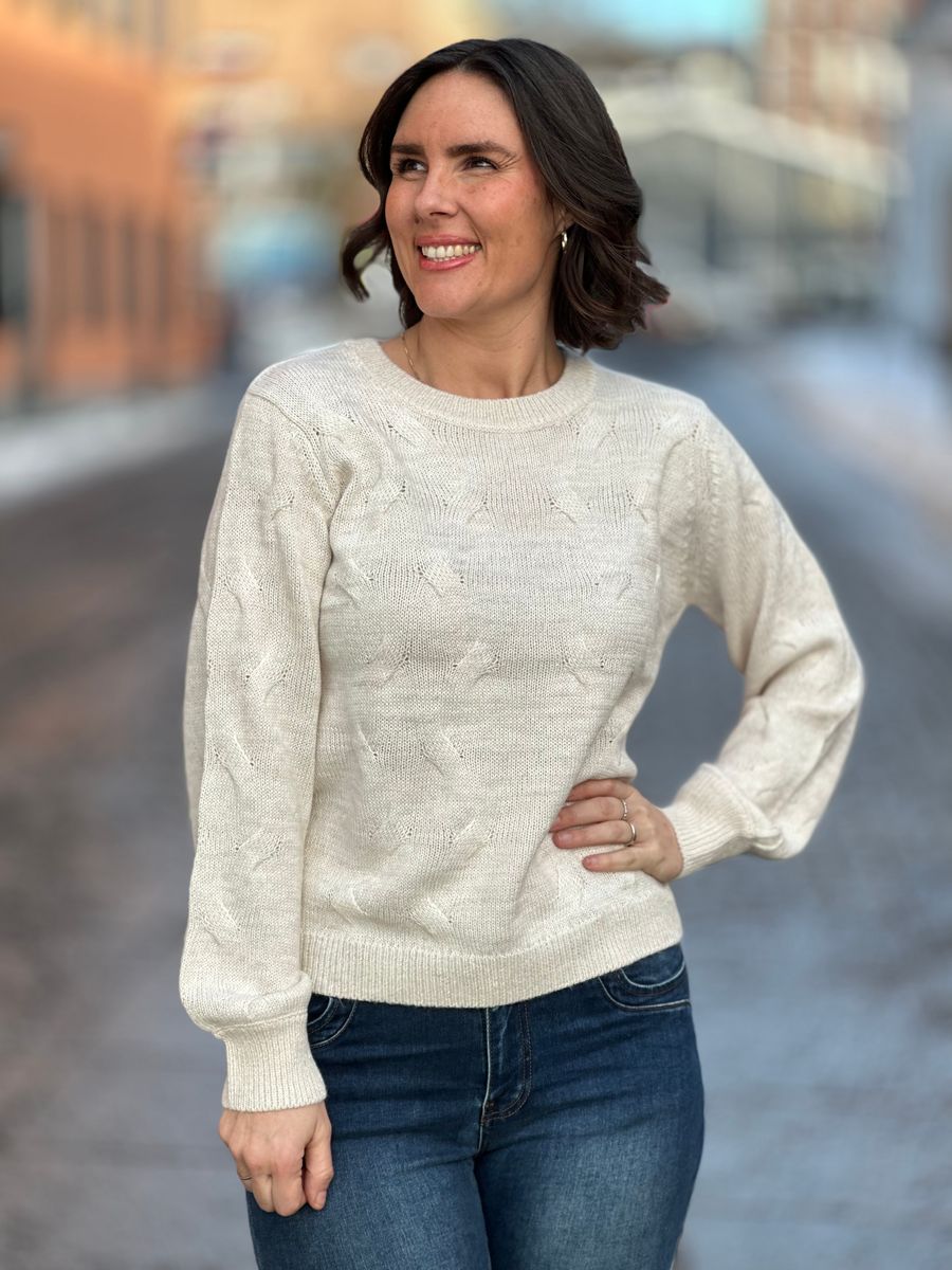 JAZZ PULLOVER - MOONBEAM MELERT