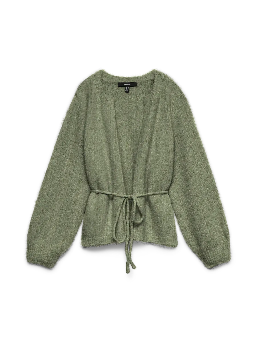 BERRY FLUFFY CARDIGAN - OLIVEN