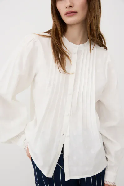 Hovedbilde HEART BLUSE - OFFWHITE