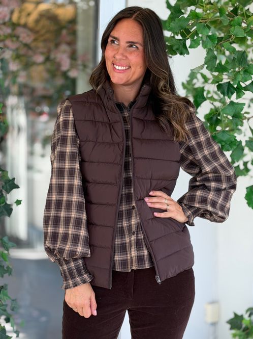 Hovedbilde OLGA BOBLE VEST - BRUN