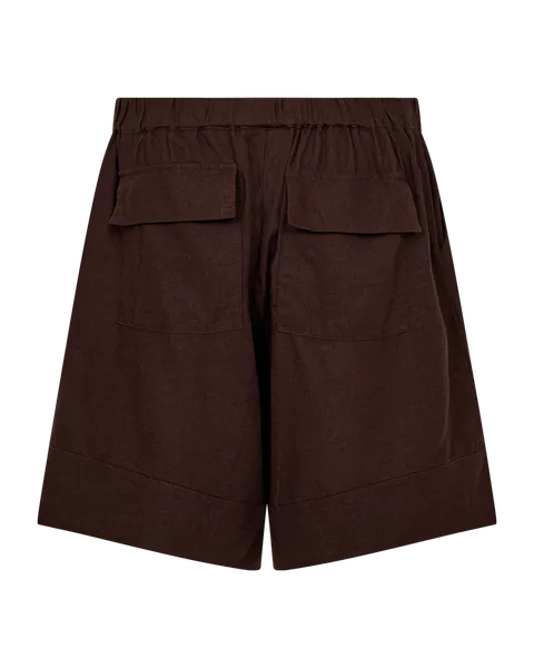 Hovedbilde LAVA LIN/VISCOSE CULOTTE SHORTS - BRUN
