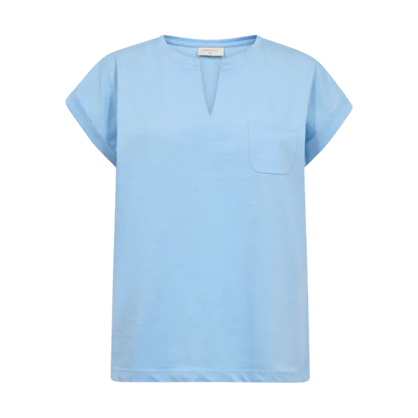 Hovedbilde VIVA T-SHIRT - HIMMELBLÅ