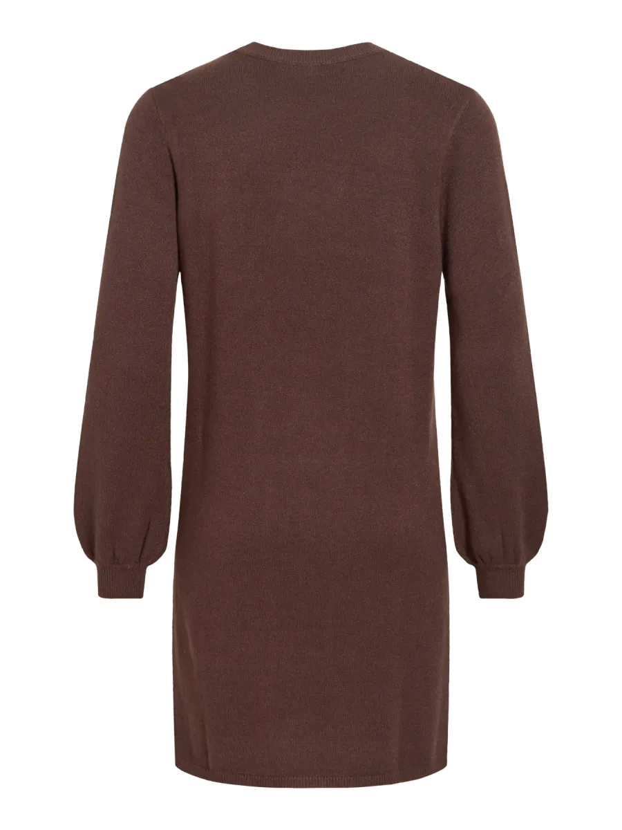 VIRIL KNIT KJOLE - BRUN