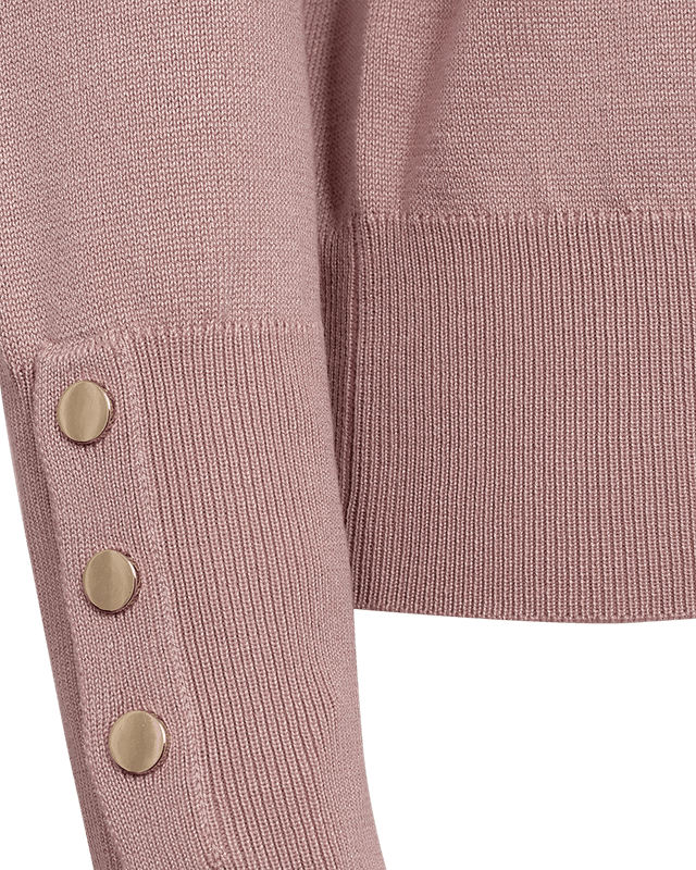KATIE GENSER M/RUND HALS - GAMMEL  ROSA