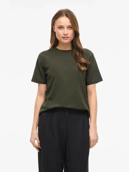 Hovedbilde NORA T-SHIRT - OLIVEN