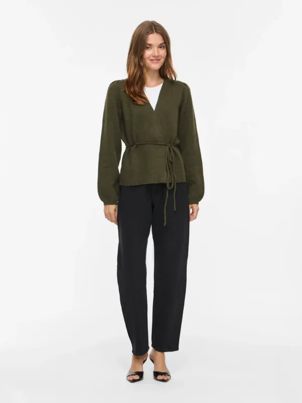 KEHLA CARDIGAN - OLIVEN