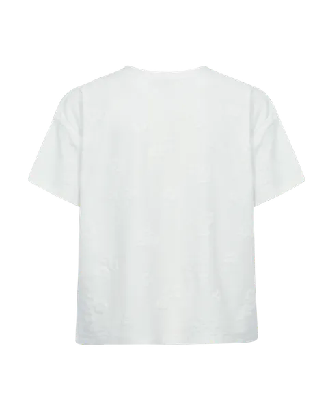Hovedbilde ZIPREA T-SHIRT FLOWERS - OFFWHITE