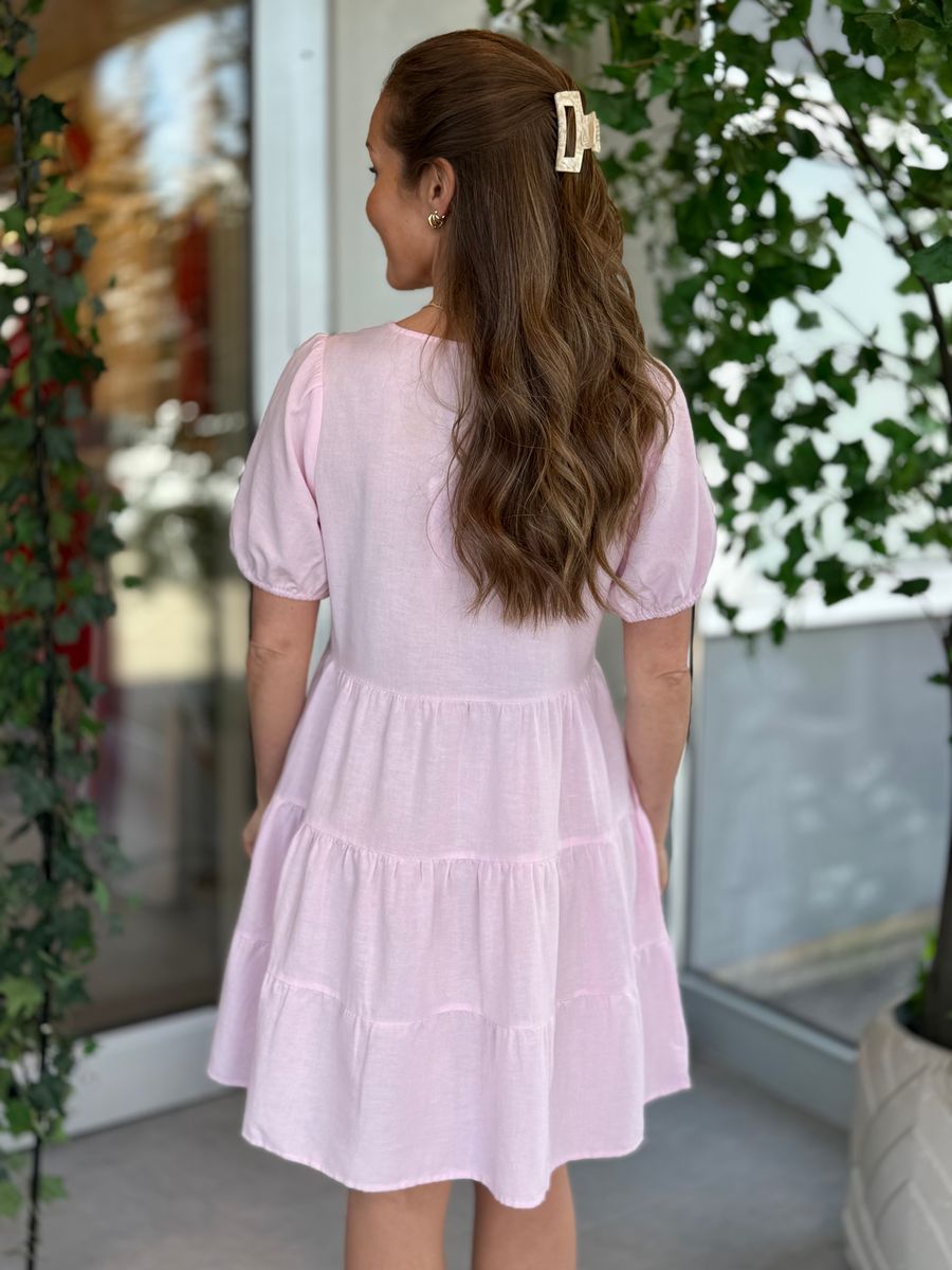 PRISILLA KJOLE V/HALS - ROSA
