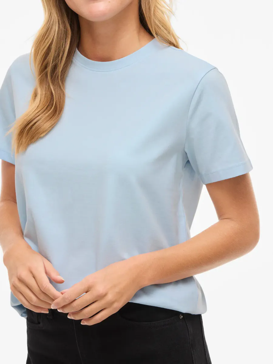 NORA T-SHIRT - LYSBLÅ