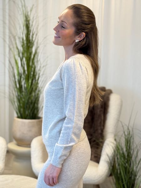 Hovedbilde ROMA LAMULL CARDIGAN - CREAM MELERT