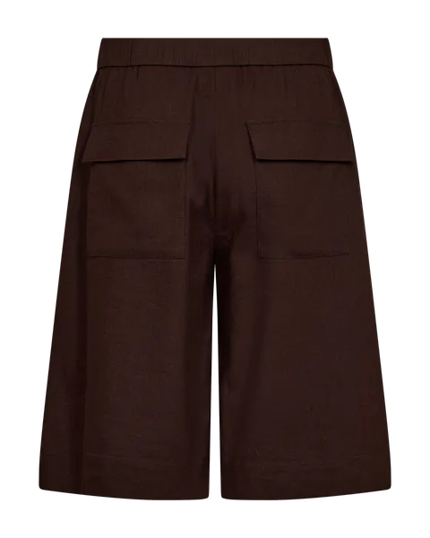 Hovedbilde LAVA LIN/VISCOSE CULOTTE SHORTS - BRUN