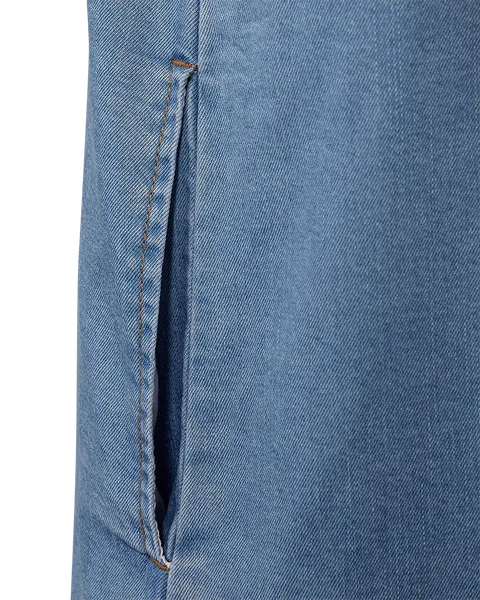 Hovedbilde SOLDA ERMLØS KJOLE - LYS DENIM