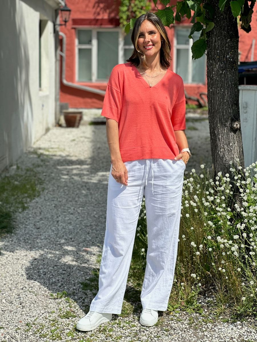 ELINA PULLOVER - CORAL