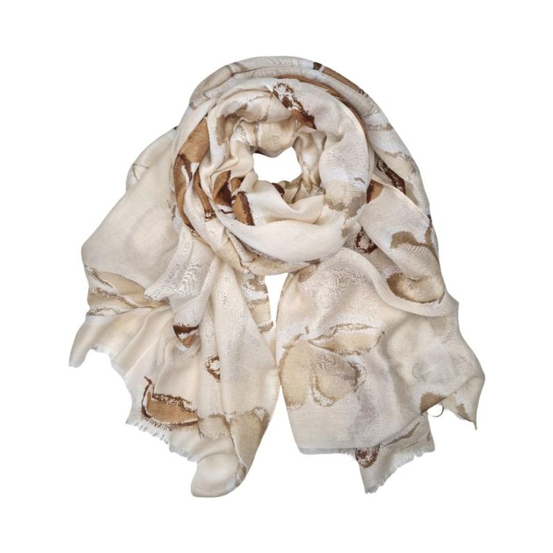 SKJERF LANGT BUTTEFLY - SAND / LYS BRUN 