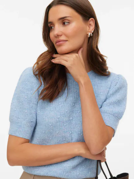 Hovedbilde GENIUS TOPP 2/4 ERM - LYS BLÅ MELERT