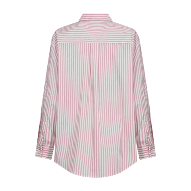 Hovedbilde JOLLE SKJORTE STRIPET - ROSA / HVIT