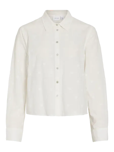 Hovedbilde VALENTA SKJORTE M/HJERTER - OFFWHITE