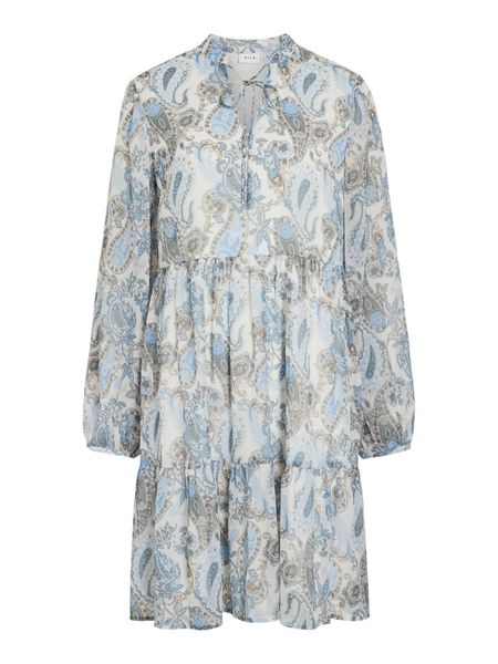 Hovedbilde FALIA KJOLE PAISLEY- LYSBLÅ PRINT