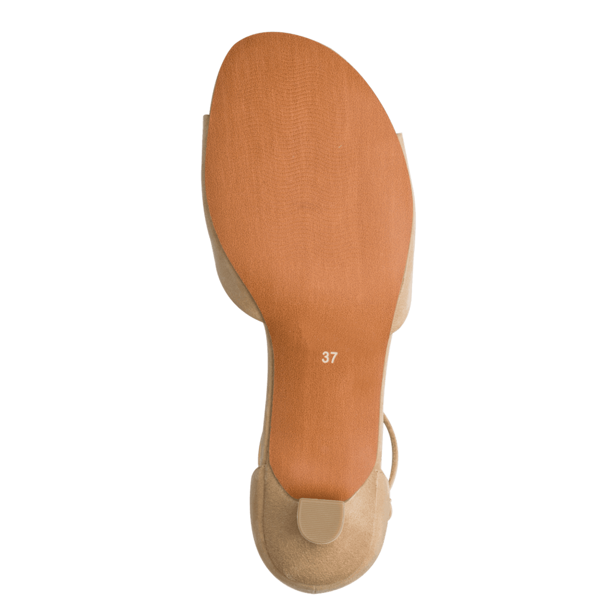 SANDALETT M/SNERTEN HÆL - SAND