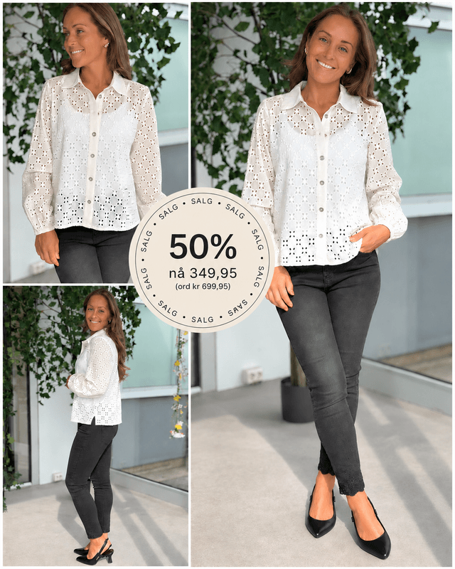 ISOLDE EMBRO SKJORTE - OFFWHITE