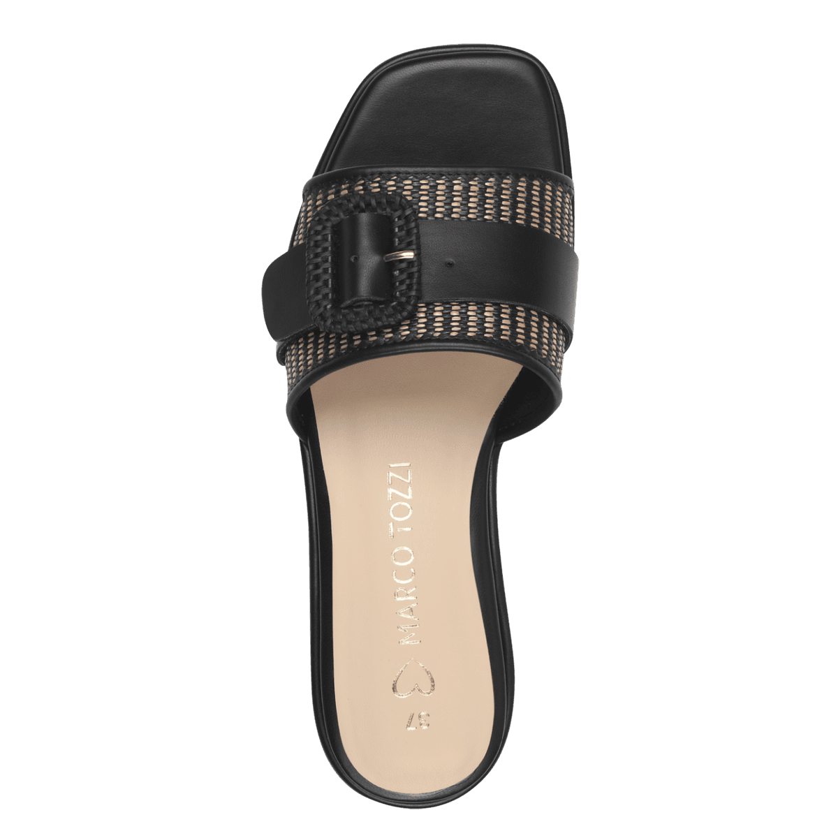 SANDAL M/SPENNE  - SORT