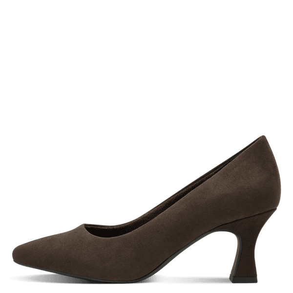 Hovedbilde PUMPS M/SNERTEN HÆL - BRUN