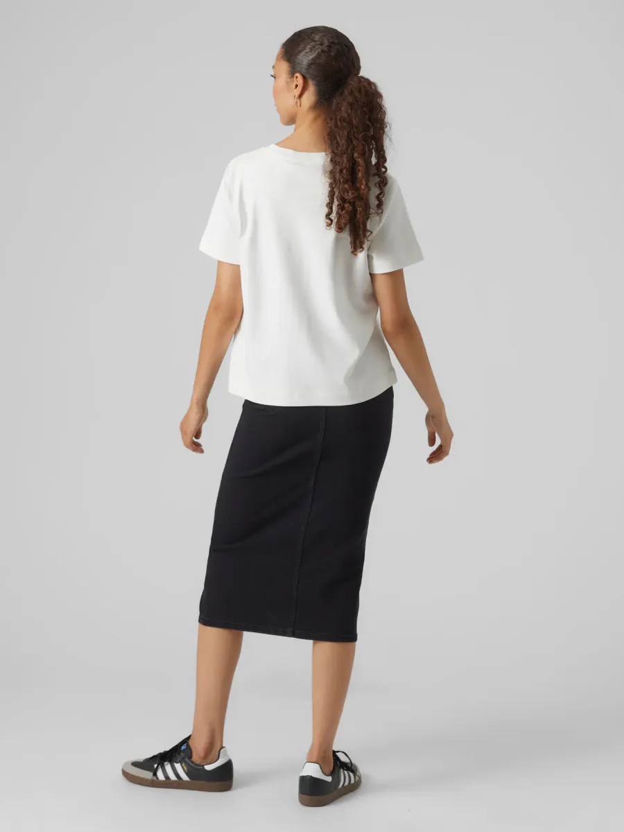 NAIMA T-SHIRT - HVIT